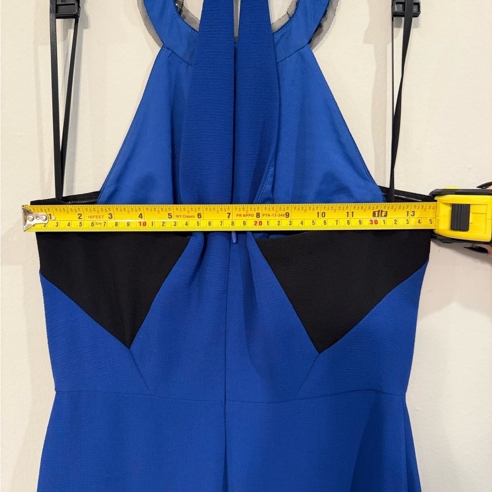 BCBGMaxAzria Royal Blue Halter Maxi Dress - Picture 7 of 10